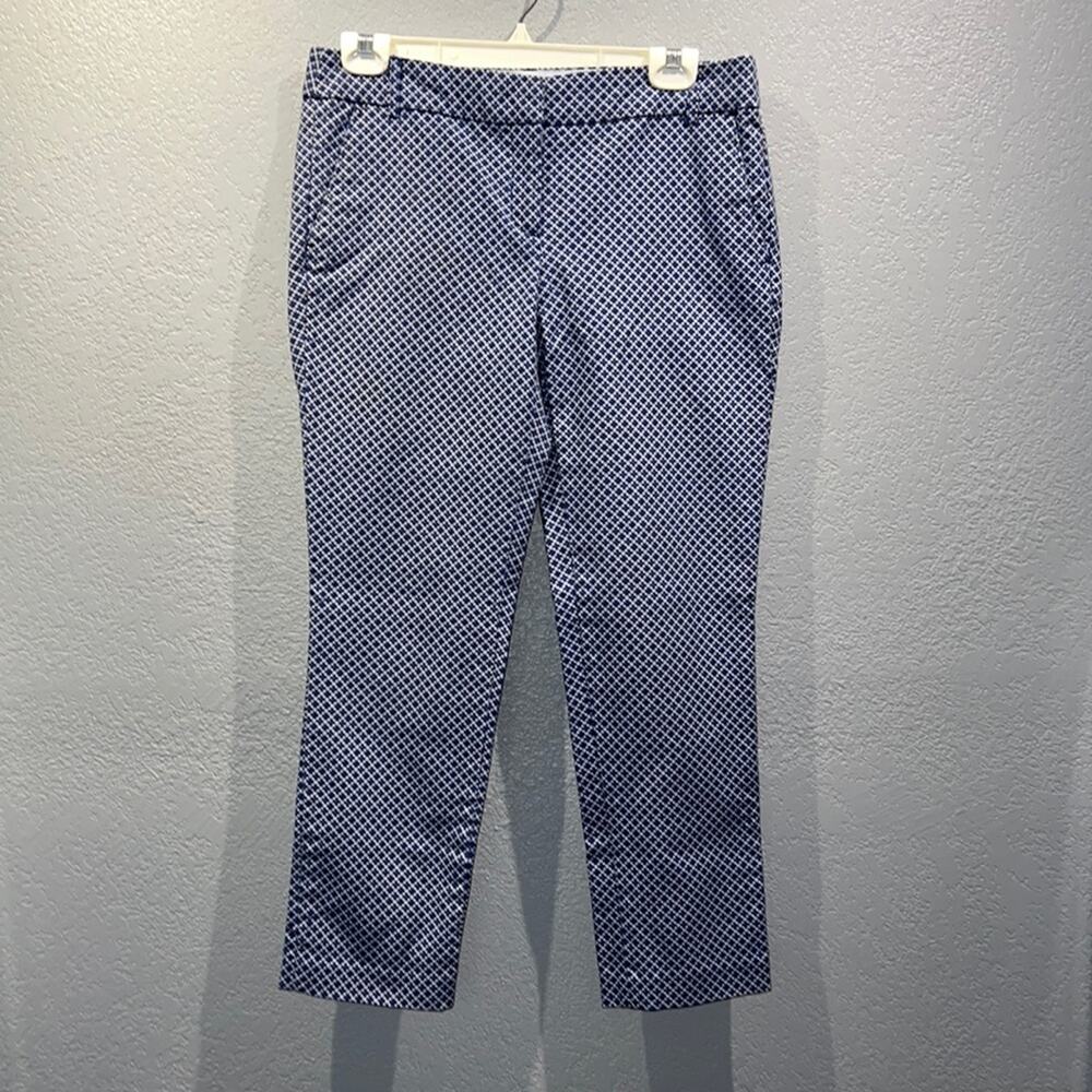 Cynthia Rowley Cotton Ankle Pants-Multi color - Size 6